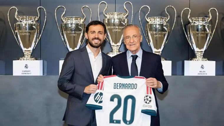 ريال مدريد يقدّم برناردو سيلفا في مراسم مغلقة