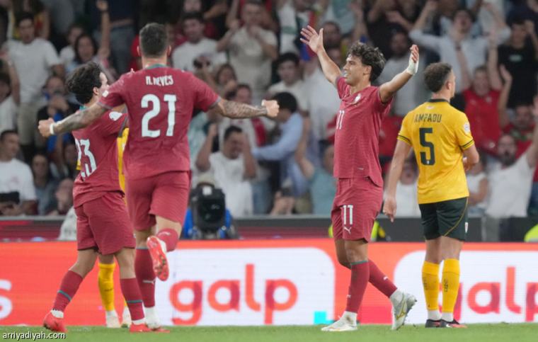 جيسوس يفتتح ولايته مع البرتغال بهدف فيليش في ويلز