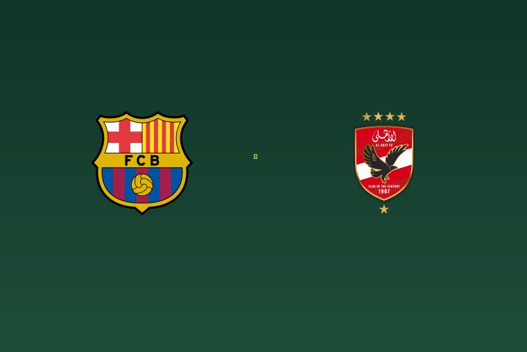 القنوات الناقلة لمباراة برشلونة والأهلي المصري وموعدها